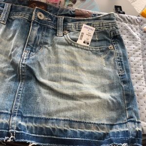 Aeropostale 5/6 Medium Wash Denim Skirt
